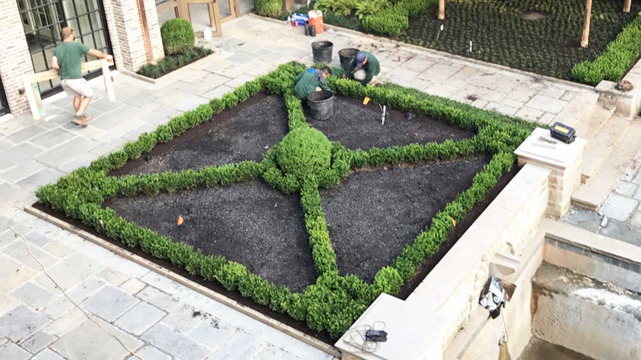 buckhead landscape installation